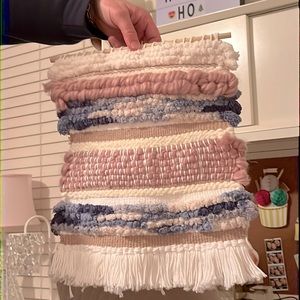 Hand made weaving! Colorful with so much texture!!!!